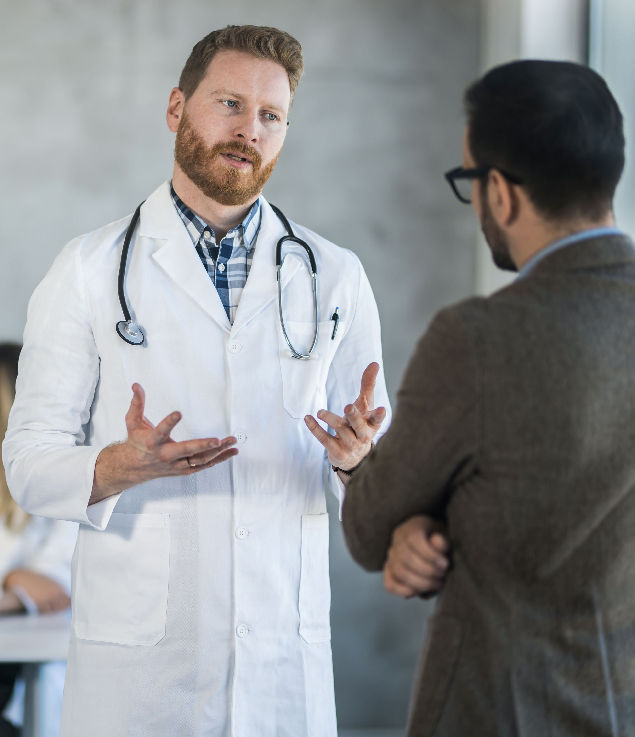 Doctor explaining goals