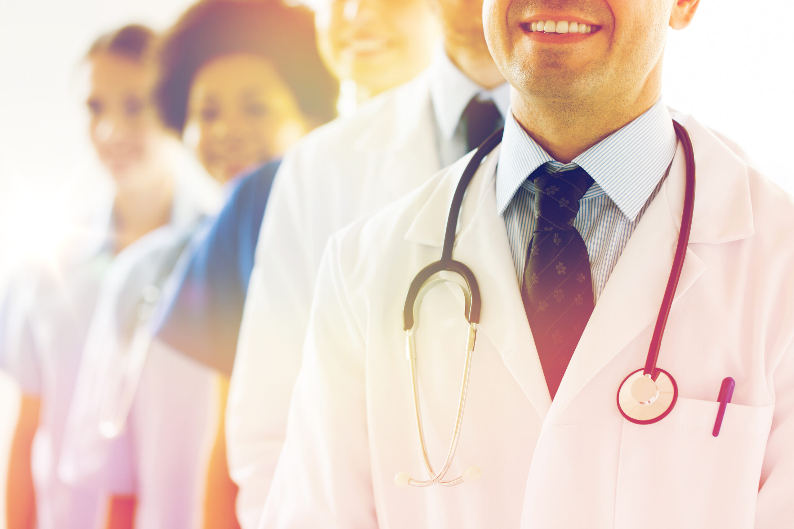 Group of doctors smiling