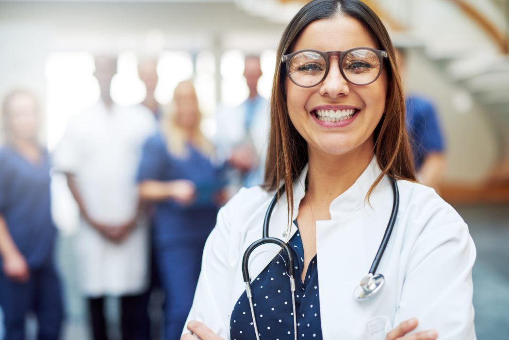 Cheerful Female Doctor